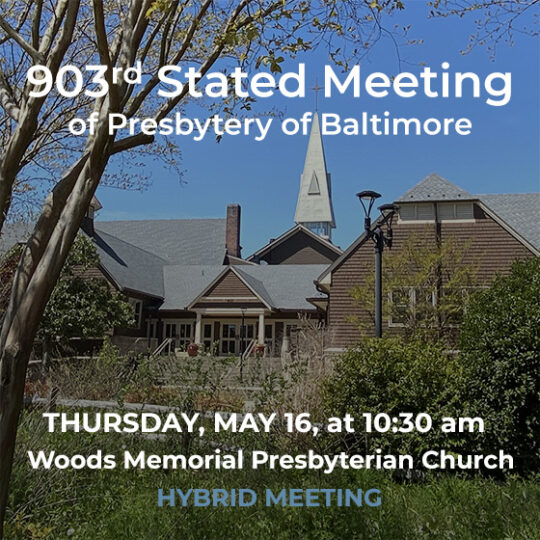 903rd stated meeting
