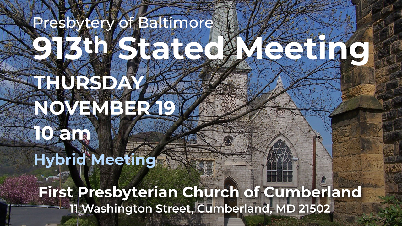 913th Stated Meeting