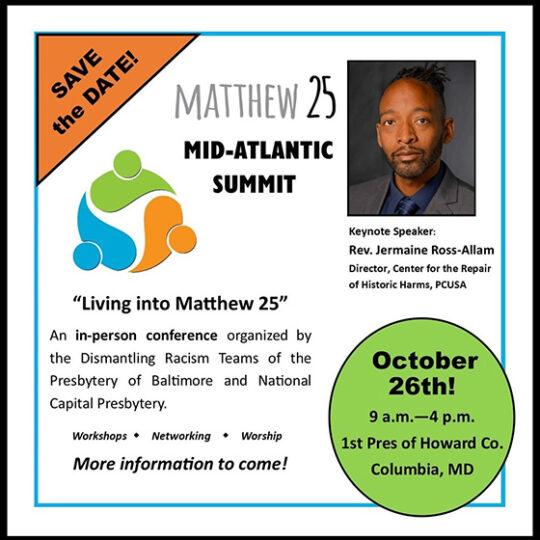 Matthew 25 Mid Atlantic Summit